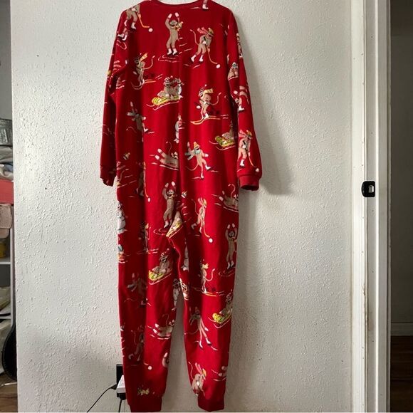 Nick & Nora Women’s XL Fleece Zip Up Onsie - Picture 3 of 6